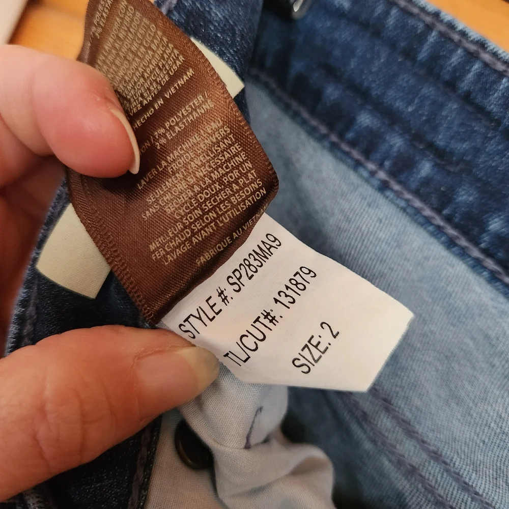 Kut from the Kloth 💜 Toothpick Skinny Dark Wash Low Rise Denim Jeans Sz 2 X 30